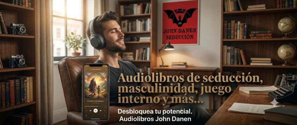 Audiolibros de seducción, audiolibros de masculinidad,